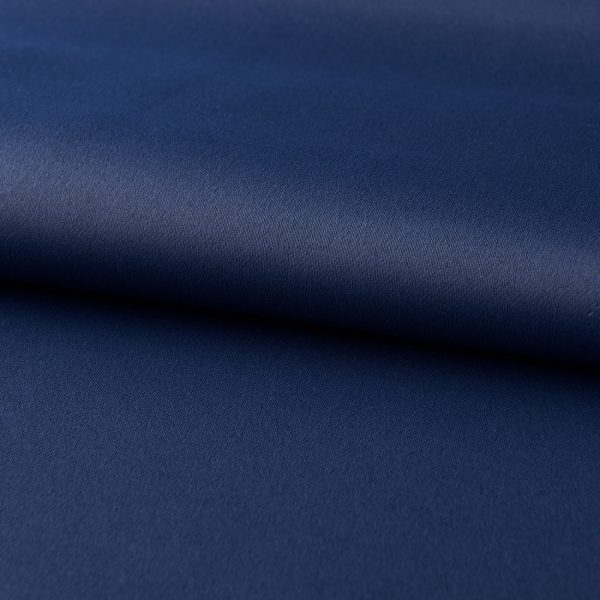 Dark Blue Bedroom Blackout Fabric Printed Curtains - Image 6