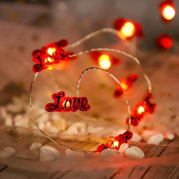 Valentine's Day Decorative Lamp Love Rose Holiday Layout Ambience Light - Image 6