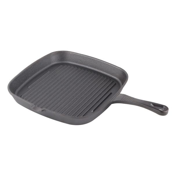 Cast Iron Steak Frying Pan Food Meals Gas Induction Cooker Cooking Pot Kitchen Cookware - Image 10