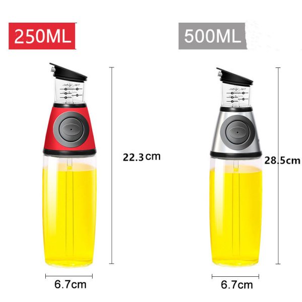 500ml Measurable Glass Bottle Oil Bottle Soy Bottle Kitchenware - Image 7