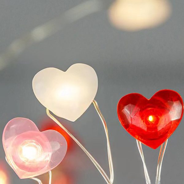 Valentine's Day Decorative Lamp Love Rose Holiday Layout Ambience Light - Image 9