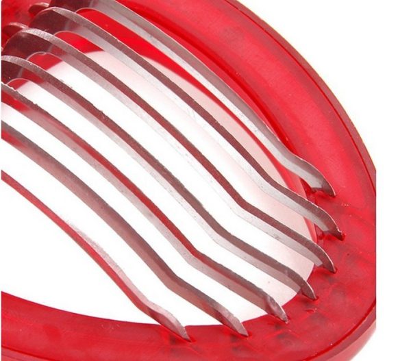 Red Strawberry Slicer Plastic Fruit Carving Tools Salad Cutter Berry Strawberry Cake Decoration Cutter Kitchen Gadgets - Image 6