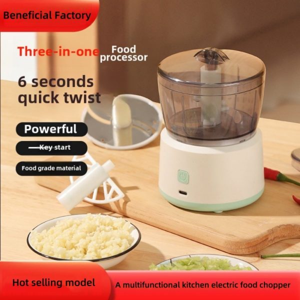 White Multi-functional Food Processor, Simple Appearance And Versatile, Multi-functional Integration, Good Helper In The Kitchen. - Image 8