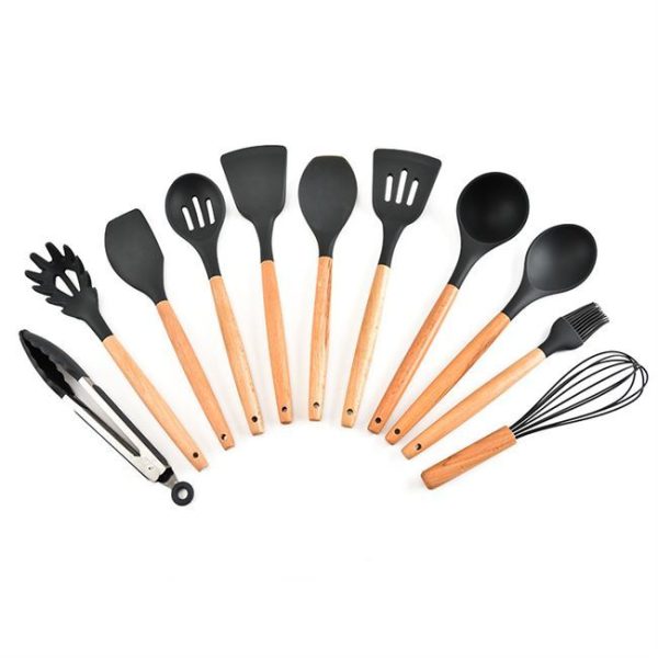 kitchen utensils silicone cooking spoon shovel cookware set - Image 2