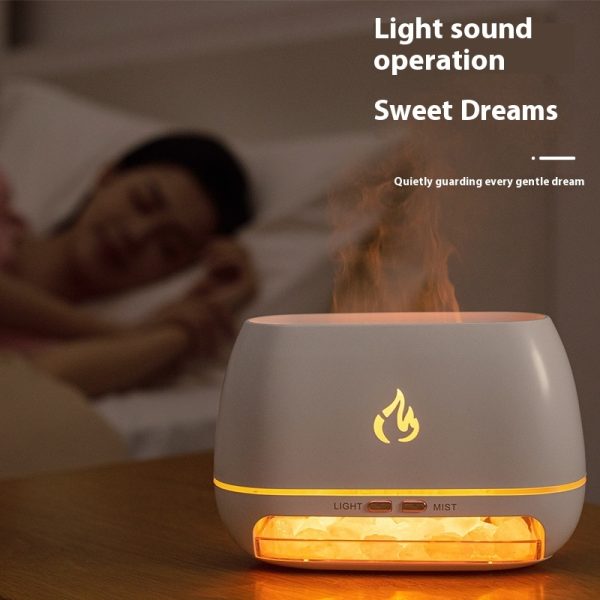 Simulated Flame Wood Grain Essential Oil Aromatherapy Machine - Image 6