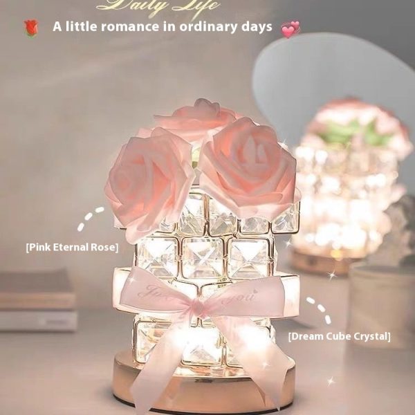 520 Gift Rose Cube Atmosphere Table Lamp - Image 7