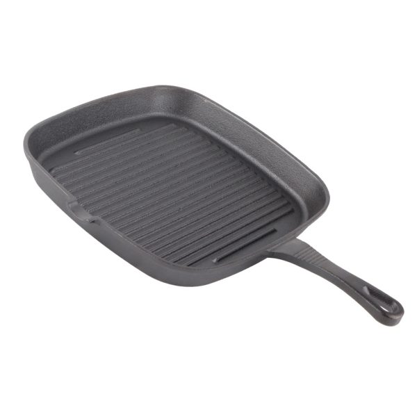 Cast Iron Steak Frying Pan Food Meals Gas Induction Cooker Cooking Pot Kitchen Cookware - Image 8