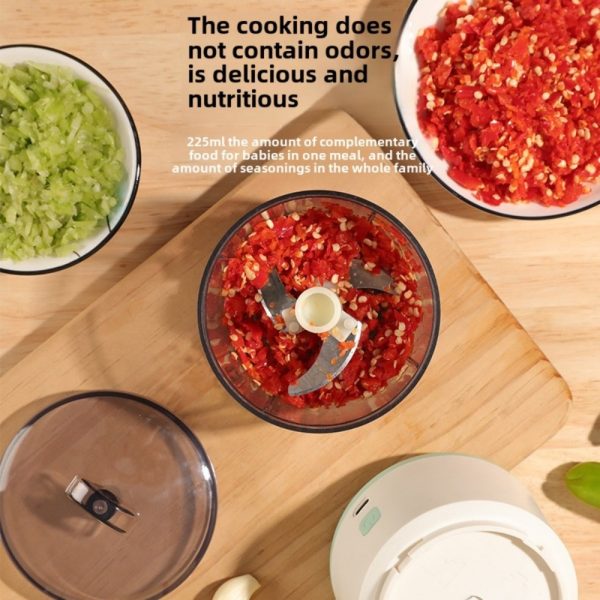White Multi-functional Food Processor, Simple Appearance And Versatile, Multi-functional Integration, Good Helper In The Kitchen. - Image 5