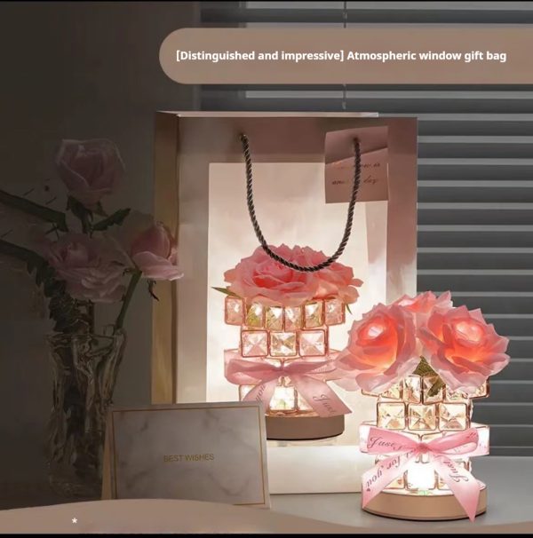 520 Gift Rose Cube Atmosphere Table Lamp - Image 5
