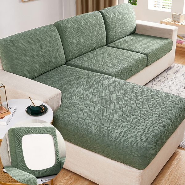 Stretch Sofa Cover Seat Cover Sofa Solid Color Sofa Cover - Image 3