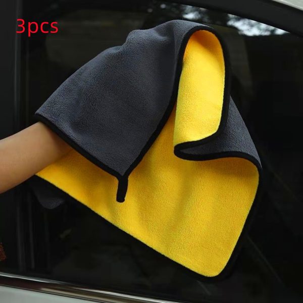 Two-color Couble-sided Car Dual-use Cleaning Car Wash Towel - Image 9