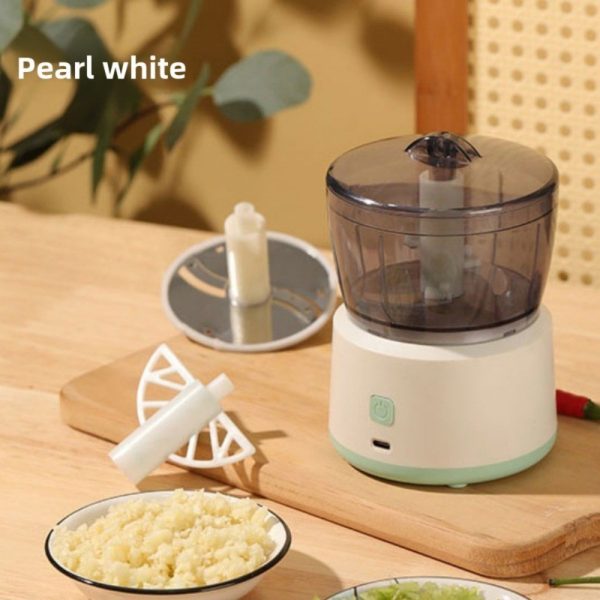 White Multi-functional Food Processor, Simple Appearance And Versatile, Multi-functional Integration, Good Helper In The Kitchen. - Image 9