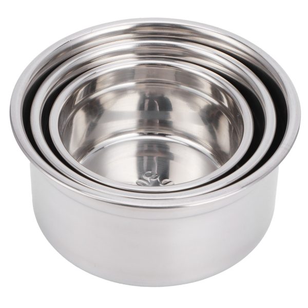 3Pcs/Set Fridge Storage Box 304 Stainless Steel Sealed Preservation Bowl Food Container with Lid - Image 10